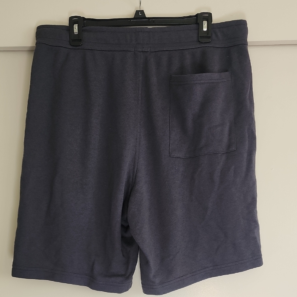 Barefoot Dreams Indigo Gray French Terry Athletic Shorts - Picture 5 of 5